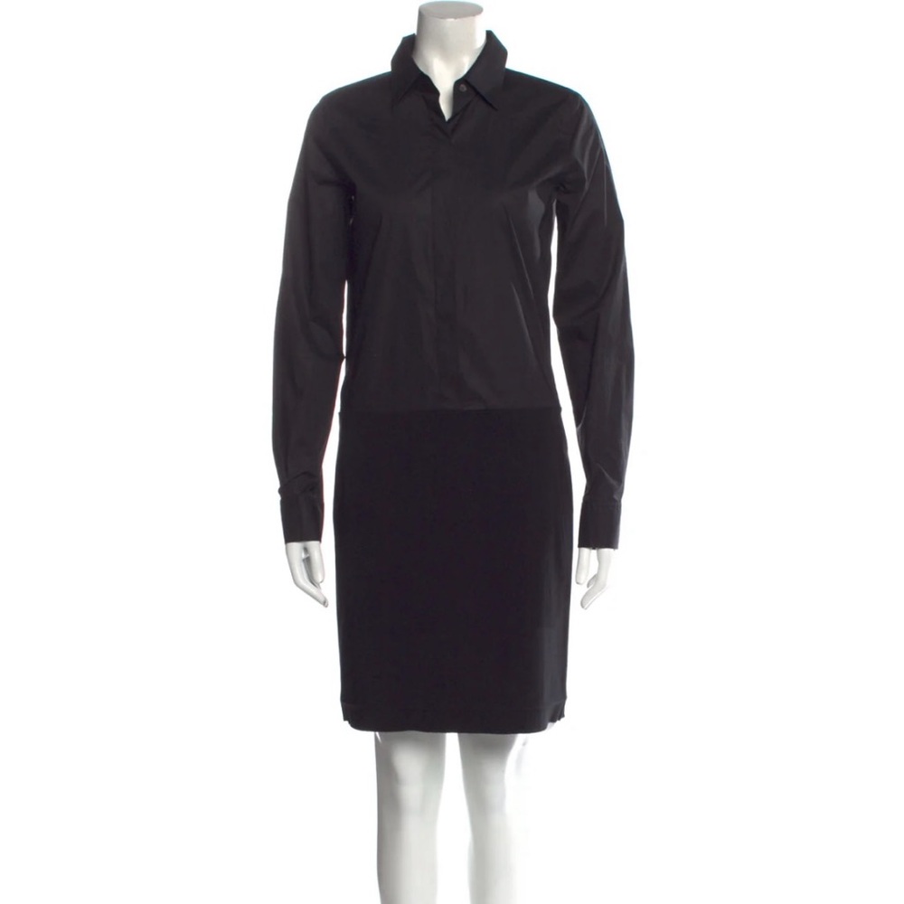 Theory Dress Shirtdress Black - Picture 2 of 10